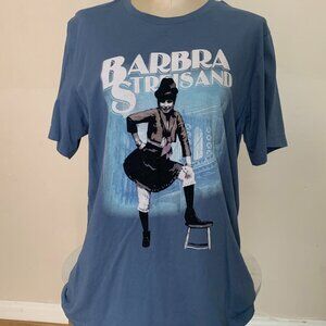Barbra Streisand Funny Girl Blue T-Shirt in a Size Large